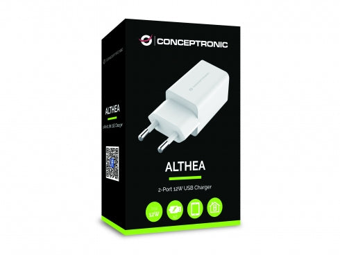 Conceptronic - ALTHEA06W cargador de dispositivo móvil Universal Blanco Corriente alterna Interior