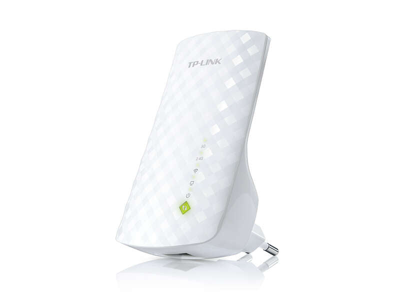 TP-Link - RE200 ampliador de red Repetidor de red Blanco 10  100 Mbit/s