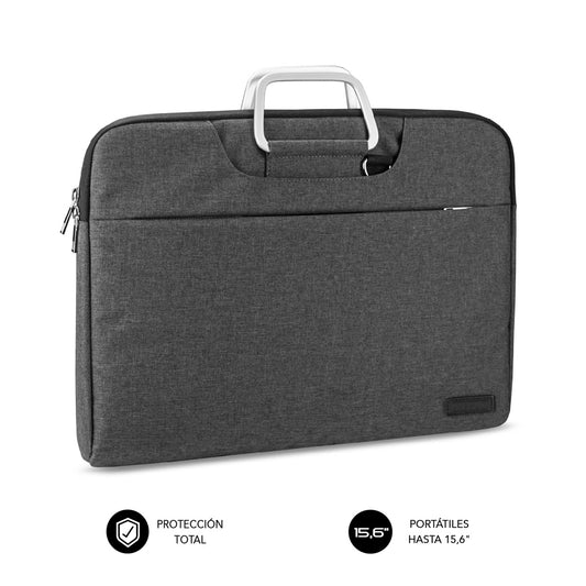 SUBBLIM - Funda Ordenador Business Laptop Sleeve 15 6" Grey