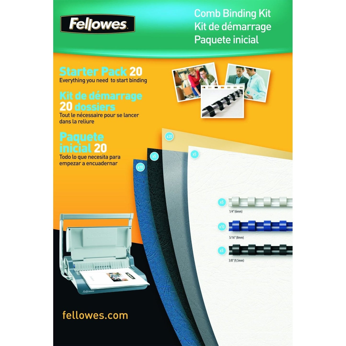 Fellowes - 5371801 kit de encuadernación