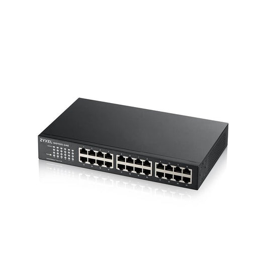 Zyxel - GS1100-24E No administrado Gigabit Ethernet (10/100/1000) Negro