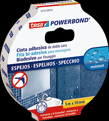 TESA - Cinta adhesiva doble cara 19mm x 5m