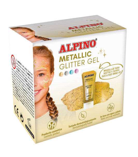 Alpino - DL000612 purpurina cosmética Oro 14 ml