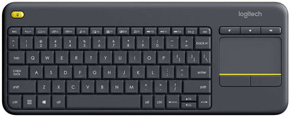 Logitech - K400 Plus Tv teclado RF inalámbrico QWERTY Español Negro