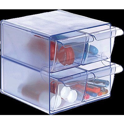 Archivo 2000 - ARC CUBO C/4 CAJONES PEQ. CRISTAL 6704 CR