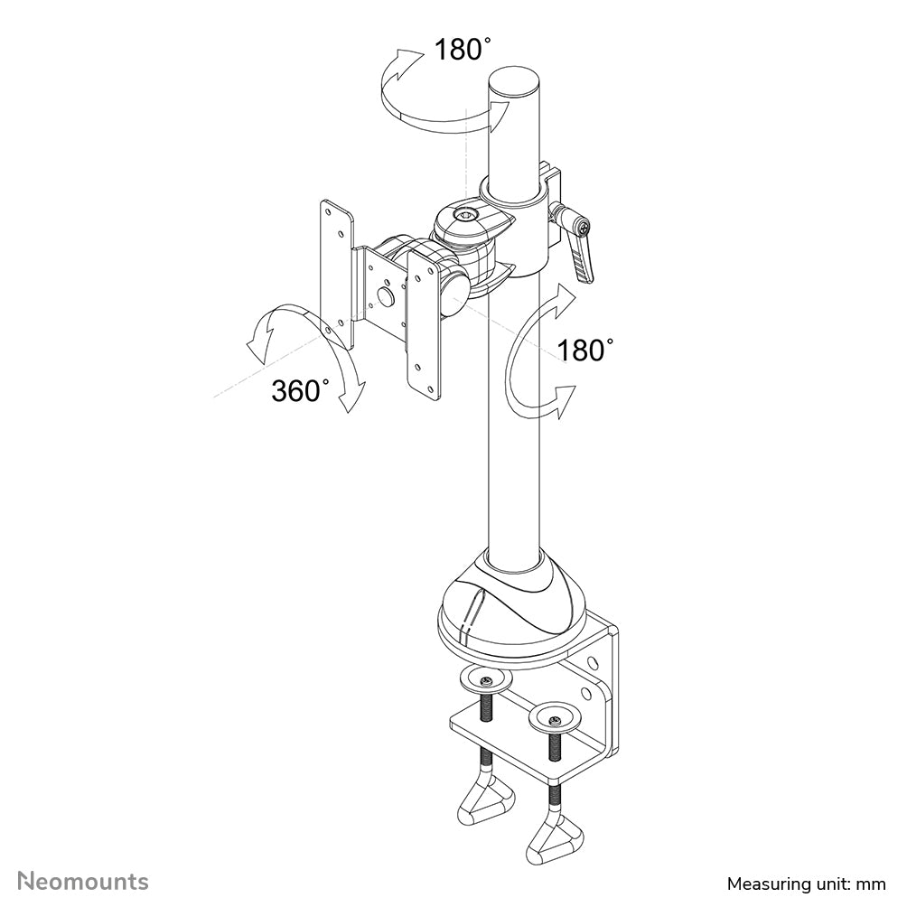 Neomounts - Soporte de escritorio para monitor