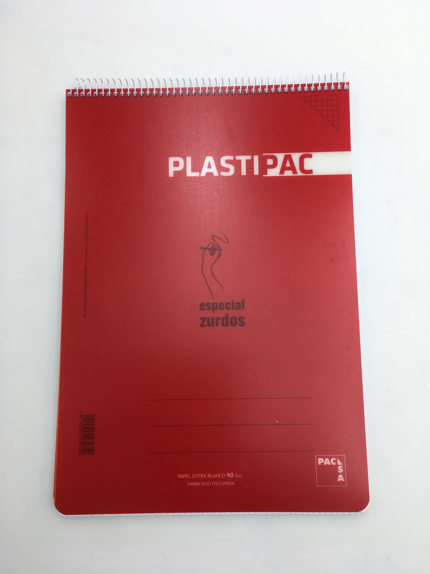 Pacsa - BLOCK PACSA PLASTIPAC ZURDOS PP Fº 80h C - Pack de 5 unidades 16561 - Colores no elegibles