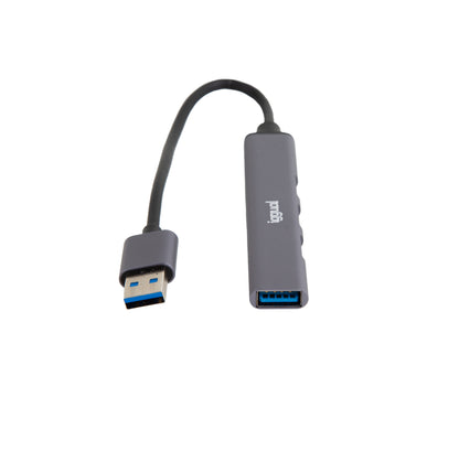 iggual - Hub USB 3 puertos USB 2.0 + 1 USB 3.0 Thin