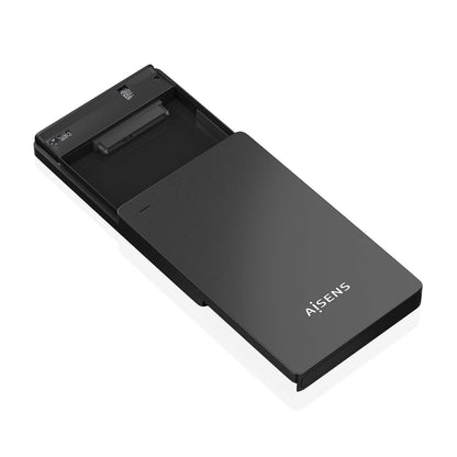 AISENS - Caja Externa 2.5? 9.5mm SATA a USB-C USB3.1 Gen1  Negra