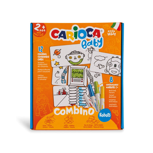 Carioca - Puzle Combino Robots BABY Juego de imágenes para colorear