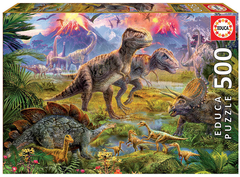 Educa - Dinosaur Gathering Puzzle rompecabezas 500 pieza(s) Animales