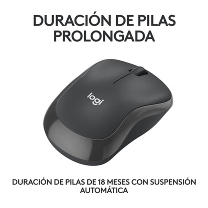 Logitech - M240 ratón Ambidextro Viajes Bluetooth