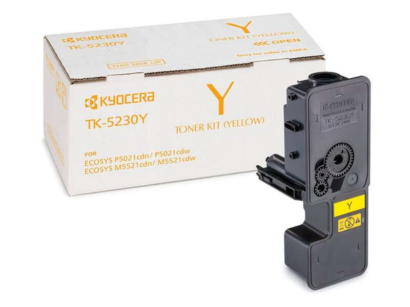 Kyocera TK5230 Amarillo Cartucho de Toner Original - 1T02R9ANL0/TK5230Y Tintasmurcia.com