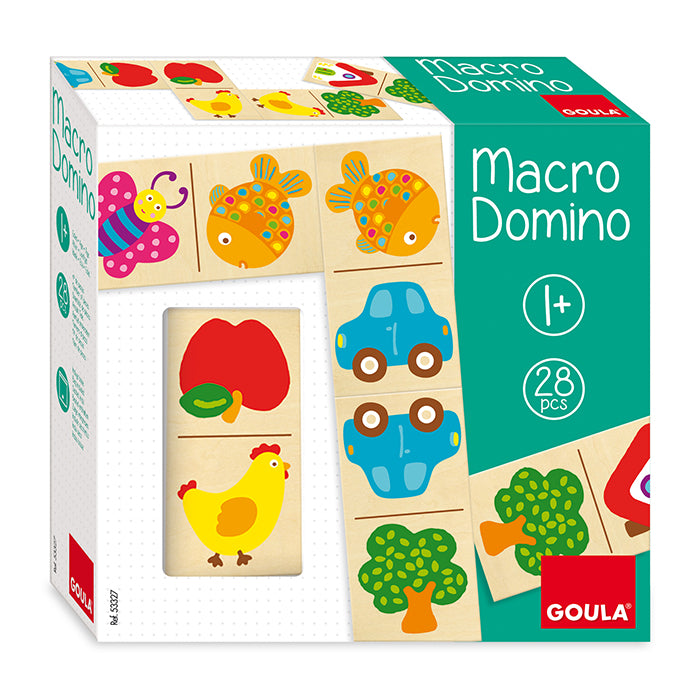 Goula - JUEGO DOMINO GOULA MACRO DOMINO 28 PIEZA