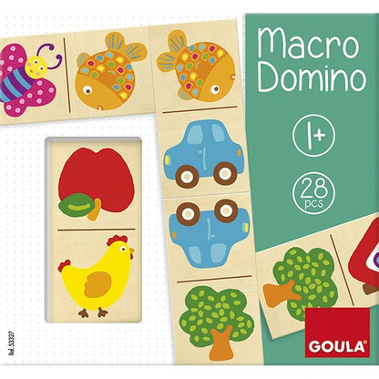 Goula - JUEGO DOMINO GOULA MACRO DOMINO 28 PIEZA