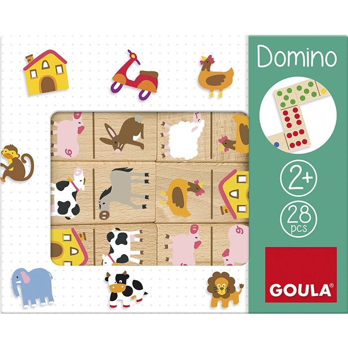 Goula - JUEGO DOMINO GOULA GRANJA 28 PIEZAS