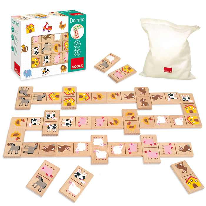 Goula - JUEGO DOMINO GOULA GRANJA 28 PIEZAS