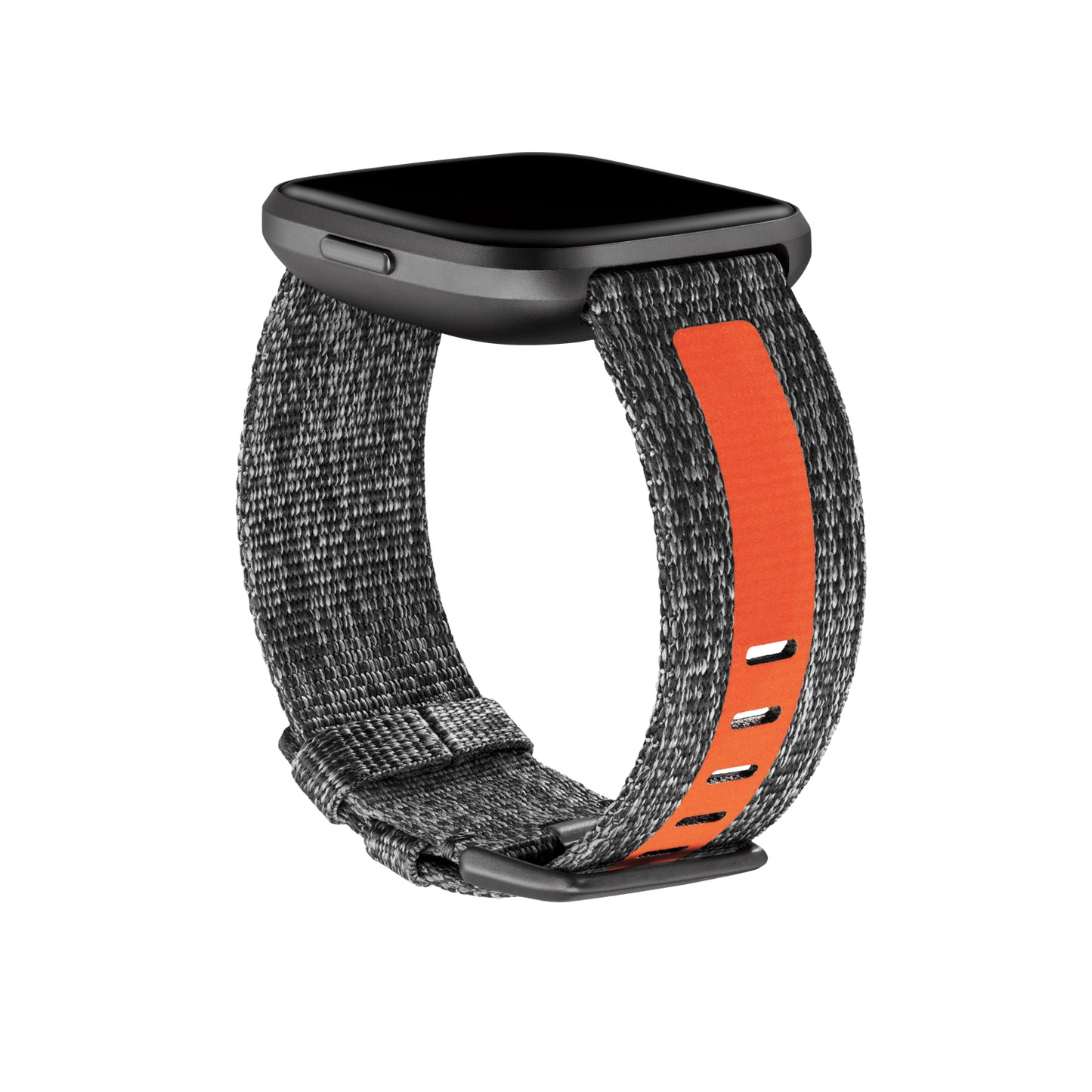 Fitbit - FB171WBGYTAS smart wearable accessory Grupo de rock Carbón vegetal  Naranja Aluminio  Sintético