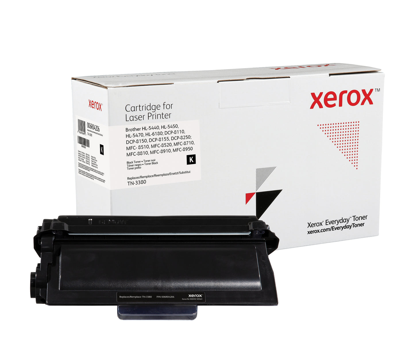 Everyday El tóner ™ Mono de Xerox es compatible con Brother TN3380, Capacidad estándar