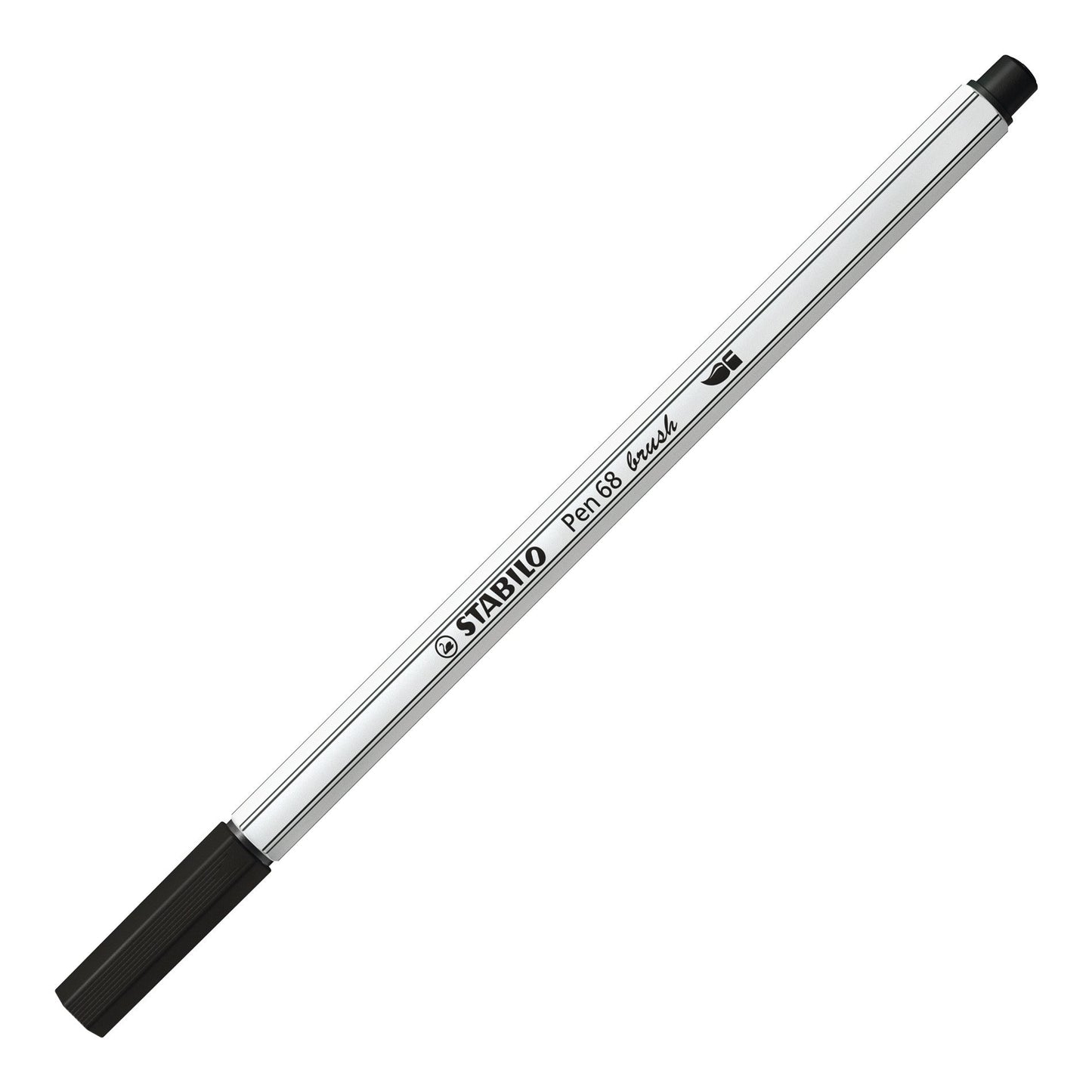 STABILO - Pen 68 brush rotulador Medio Negro 1 pieza(s)