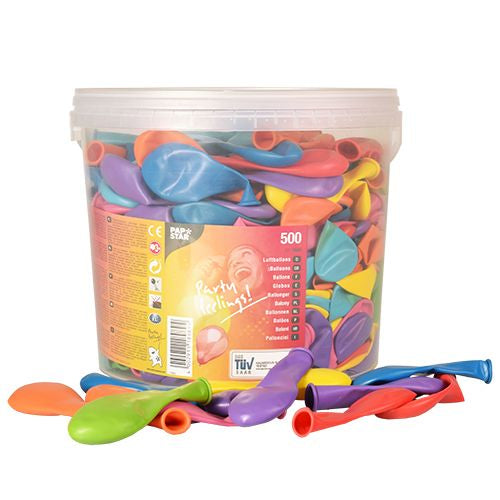 Papstar - Balloons Ø 19 cm colours assorted in box Globo