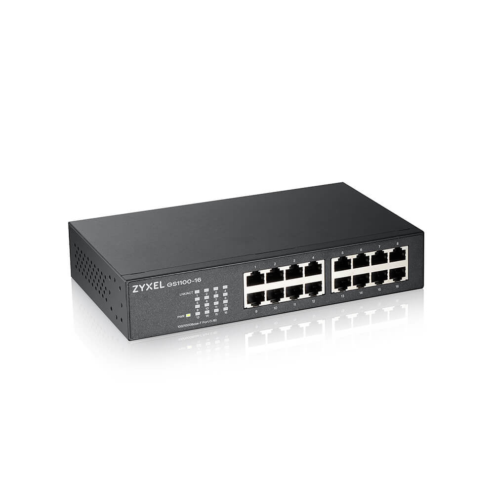 Zyxel - GS1100-16 No administrado Gigabit Ethernet (10/100/1000)