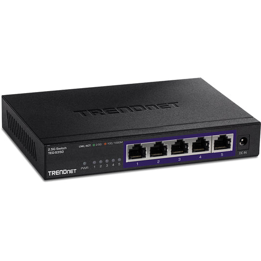 Trendnet - TEG-S380 switch No administrado Gigabit Ethernet (10/100/1000) Negro