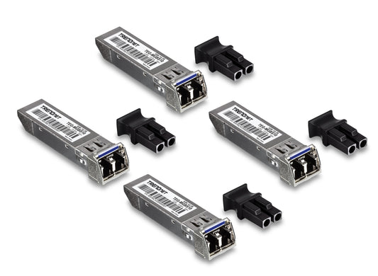 Trendnet - TEG-MGBS10/4 red modulo transceptor Fibra óptica 1250 Mbit/s SFP 1310 nm