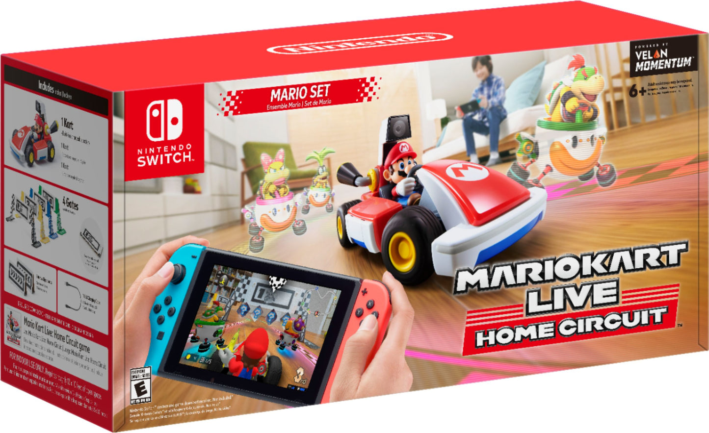 Nintendo Mario Kart Live: Home Circuit Mario Set modelo controlado por radio Coche Motor eléctrico