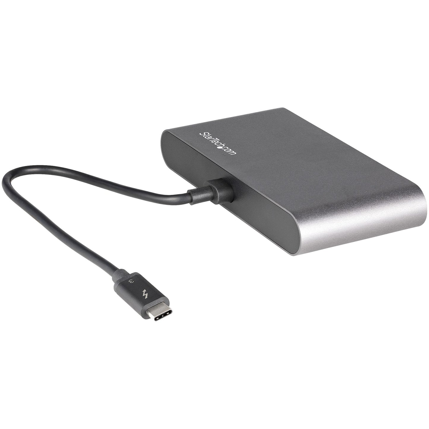 StarTech.com - Mini Dock Thunderbolt 3 - Docking Station Portátil para 2 Monitores con DP 4K 60Hz  1x Hub USB-A (USB 3.0/5 Gbps)  GbE - Cable de 28cm - Adaptador Multipuertos TB3 - Mac/Windows