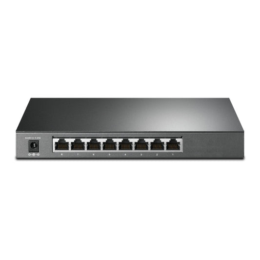 TP-Link - JetStream TL-SG2008P switch Gestionado L2/L2+ Gigabit Ethernet (10/100/1000) Energía sobre Ethernet (PoE) Negro