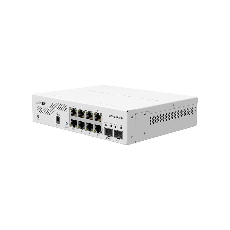 Mikrotik - CSS610-8G-2S+IN switch Gigabit Ethernet (10/100/1000) Energía sobre Ethernet (PoE) Blanco