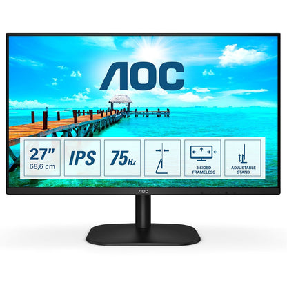 AOC - B2 27B2DA LED display 68 6 cm (27") 1920 x 1080 Pixeles Full HD Negro