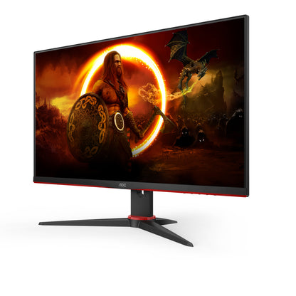 AOC - 24G2SAE/BK pantalla para PC 60 5 cm (23.8") 1920 x 1080 Pixeles Full HD Negro  Rojo