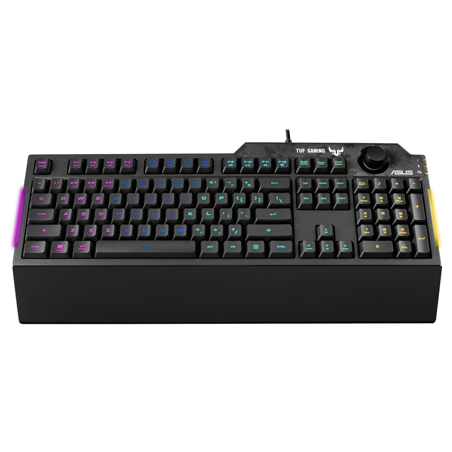 ASUS - TUF Gaming K1 teclado Juego USB Inglés  Español Negro