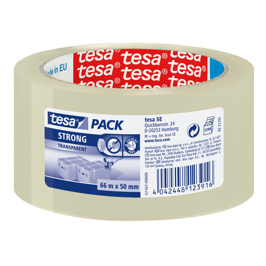 TESA - Clear Strong 66 m Polipropileno