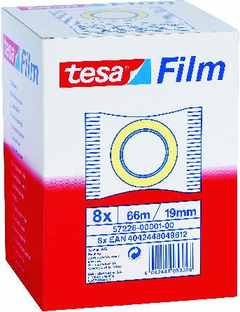 TESA - 57226 cinta adhesiva 66 m Transparente 1 pieza(s) 57226-00001-00