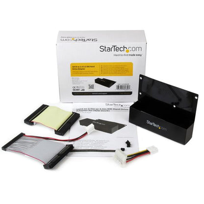 StarTech.com - Adaptador Disco Duro 2.5in 3.5 Pulgadas IDE a SATA para Base de Conexión Dock Estación HDD