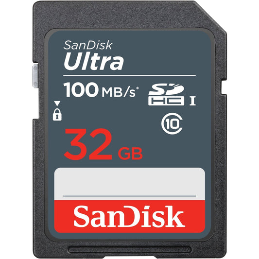 SanDisk - Ultra 32GB SDHC Mem Card 100MB/s UHS-I Clase 10