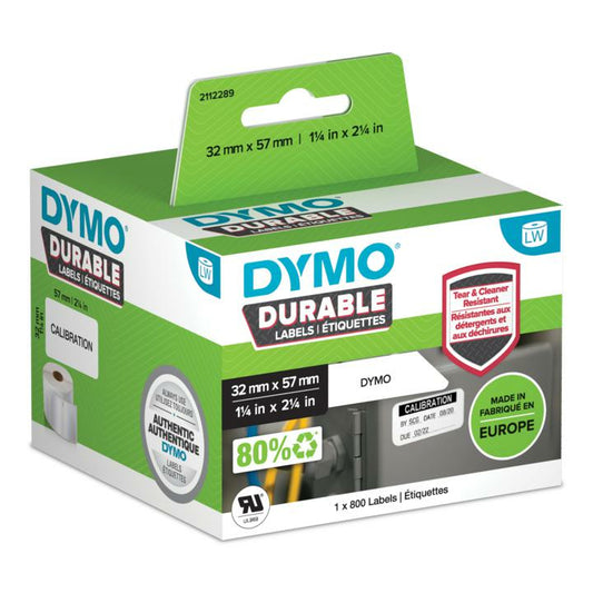 DYMO - Durable Blanco Etiqueta para impresora autoadhesiva