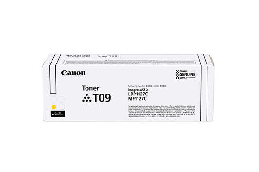 Canon TONER T09 Y cartucho de tóner 1 pieza(s) Original Amarillo