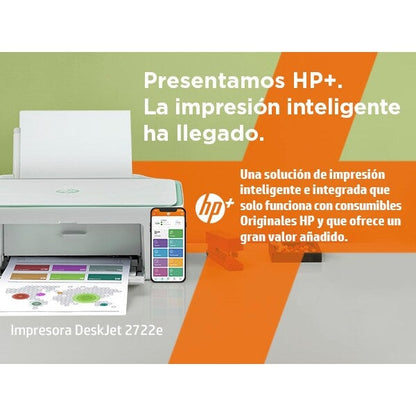 HP DeskJet Impresora multifunción 2722e