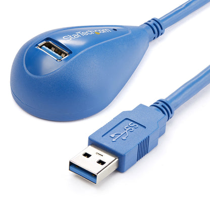 StarTech.com - Cable de 1 5m Extensión Alargador USB 3.0 SuperSpeed Dock de Sobremesa - Macho a Hembra USB A