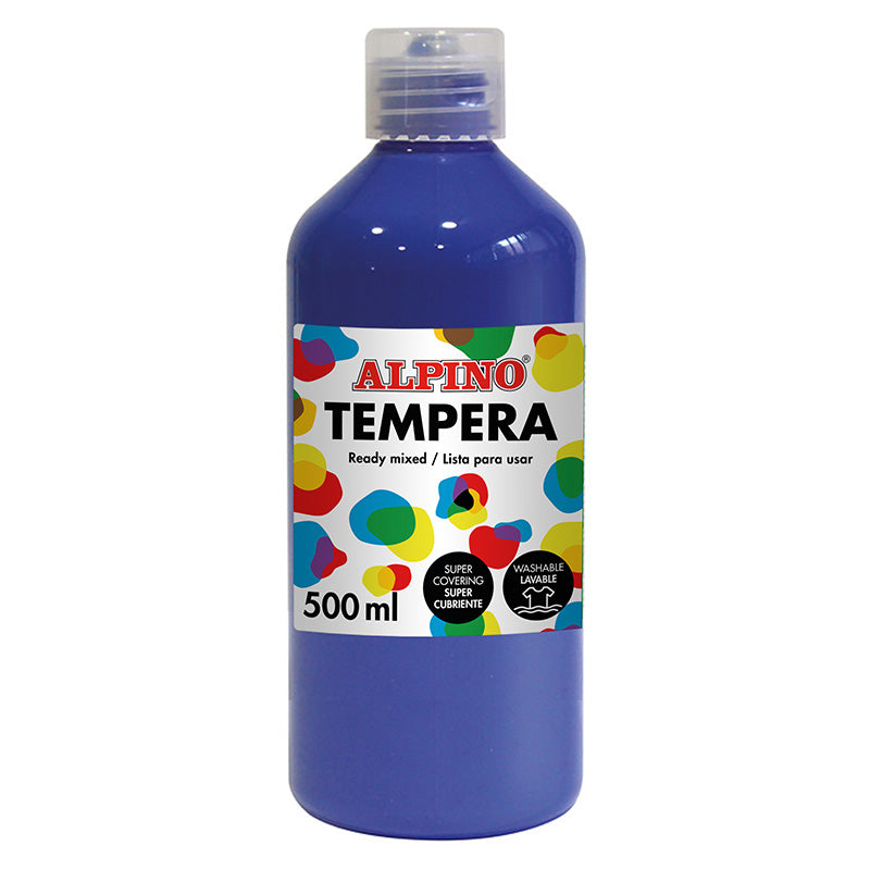 Alpino - DM010181 tempera 500 ml Botella Azul