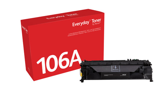 Everyday El tóner ™ Negro de Xerox es compatible con HP 106A (W1106A), Capacidad estándar