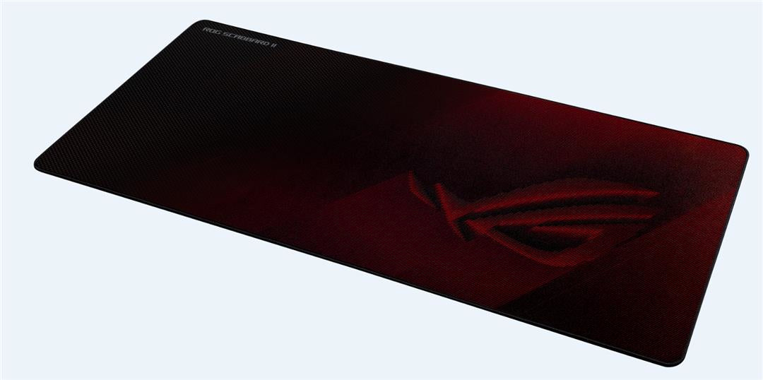 ASUS - ROG Strix Scabbard II Alfombrilla de ratón para juegos Negro  Rojo