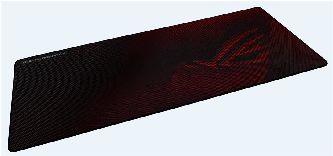 ASUS - ROG Strix Scabbard II Alfombrilla de ratón para juegos Negro  Rojo