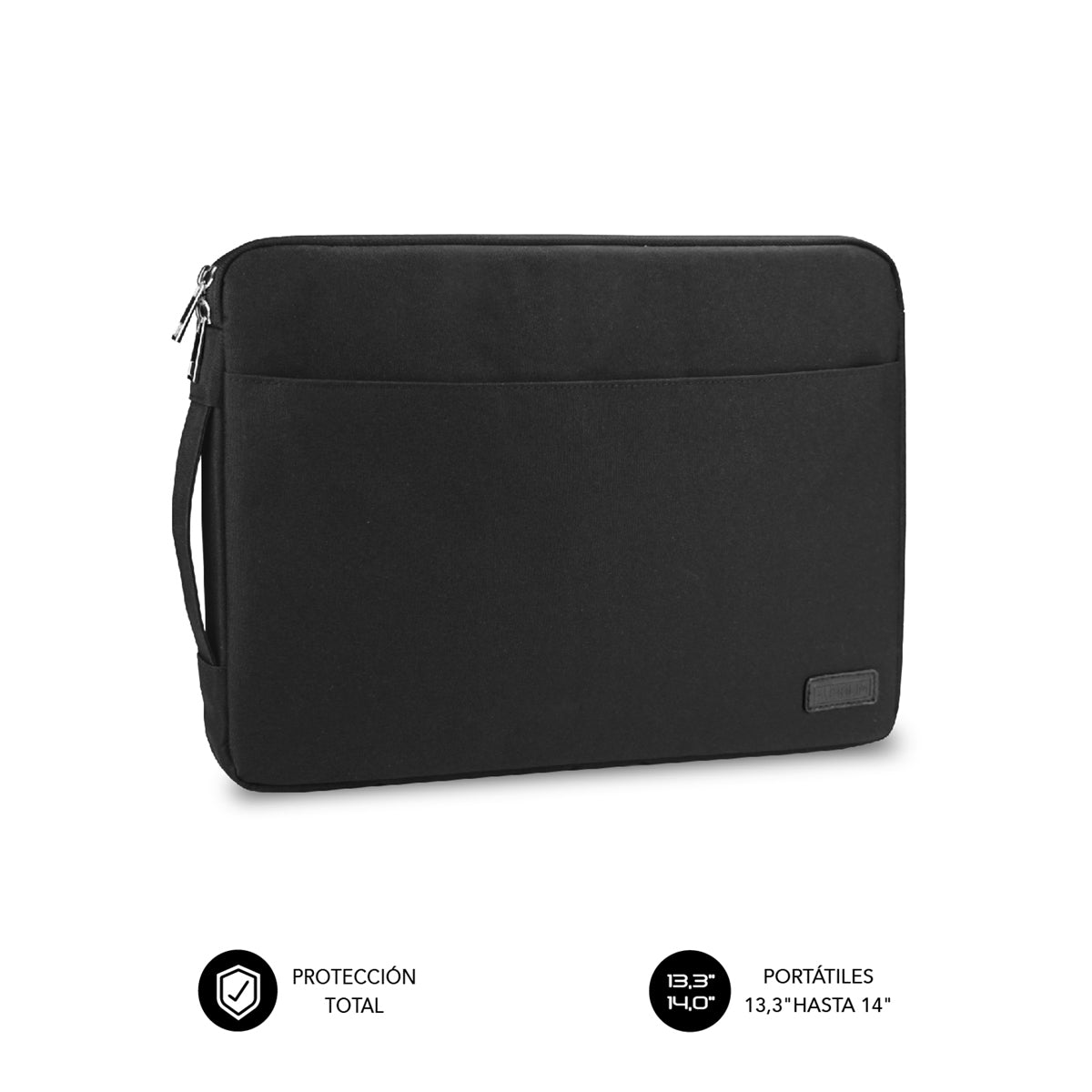 SUBBLIM - Funda Ordenador Urban Laptop Sleeve 13 3-14" Black