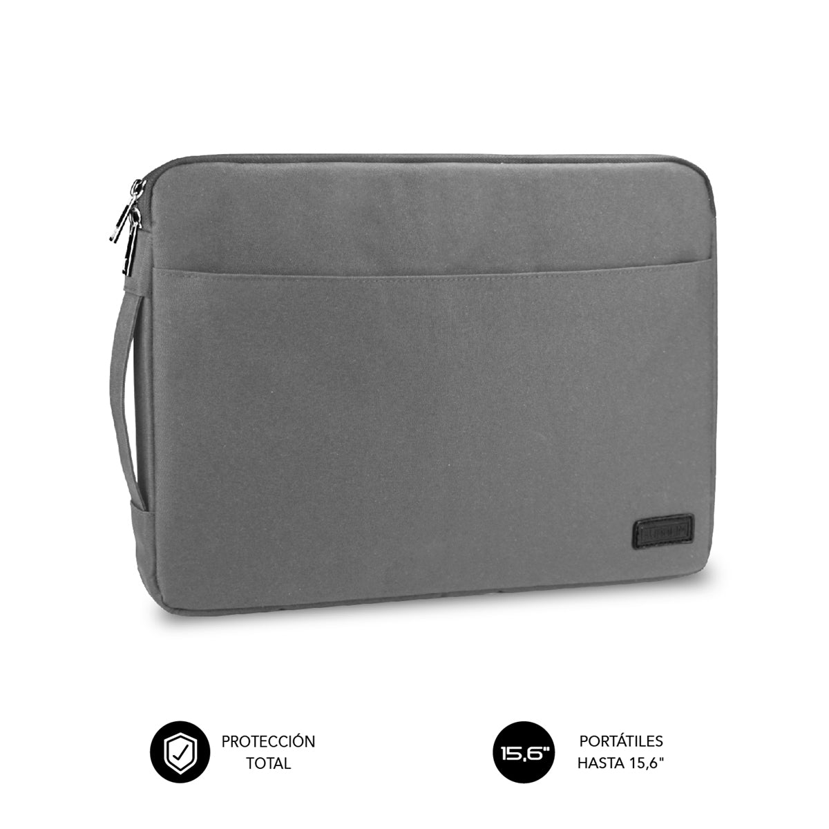 SUBBLIM - Funda Ordenador Urban Laptop Sleeve 15 6" Grey