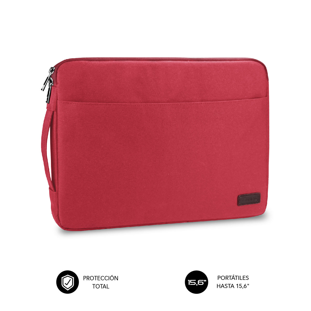 SUBBLIM - Funda Ordenador Urban Laptop Sleeve 15 6" Red